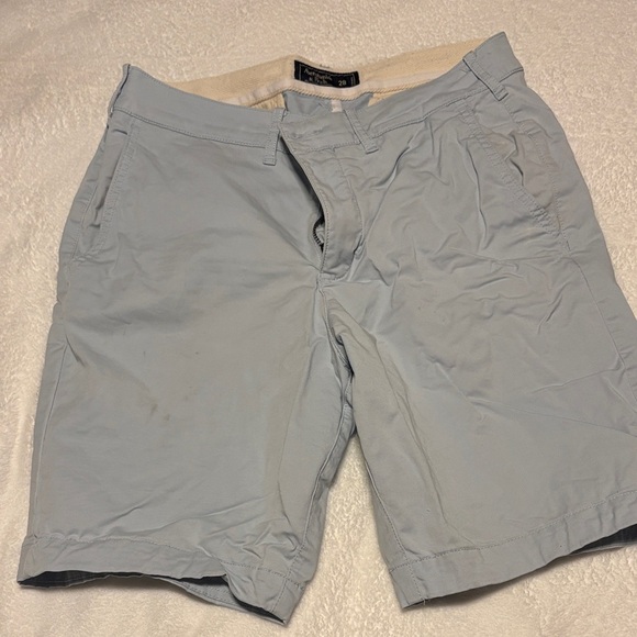Abercrombie & Fitch Other - Abercrombie & Fitch Light Blue Men's Flat Front Shorts